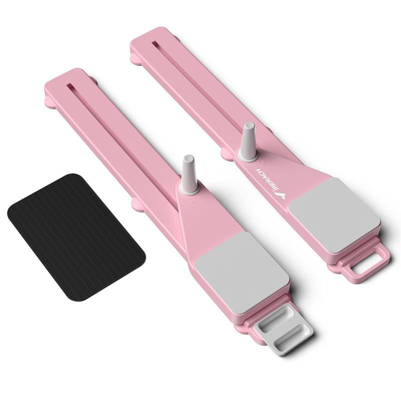 Merach Multi-Functional Adjustable Ab Exercise Board, Split Ab Slide Roller Board, Home Pilates Reformer with Knee Mat for Home Gym Core & Ab Strength Training, Abdominal Crunch Machine