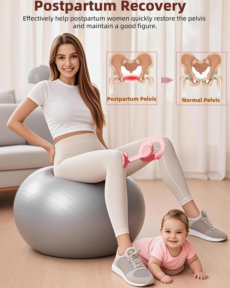 Thigh Exerciser,Thigh Toner,Leg & Hip Toner for Women/Men,Inner Thigh Shaper /Arm Sculptor,Portable Home Gym Equipment for Butt Lift & Kegel Training,Pelvic Floor Muscle Trainer Exercise Product Upgraded Muscle Fitness