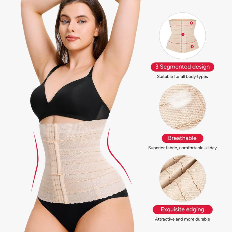 [MAX] Nebility Women'S 2-Piece Sports Shapewear Set - Adjustable Waist Cincher & Breathable Sports Belt, Comfort Compression Activewear