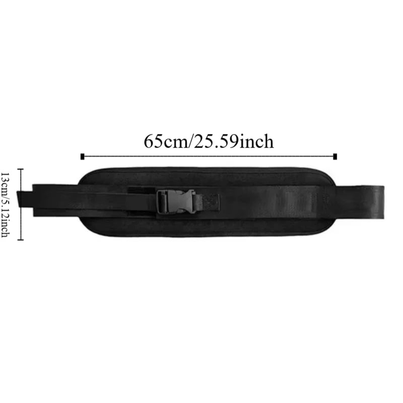 Hip Thrust Adjustable Resistance Weight Belt for Butt Shaping with Extra Cushioning and Adjustable Resistance