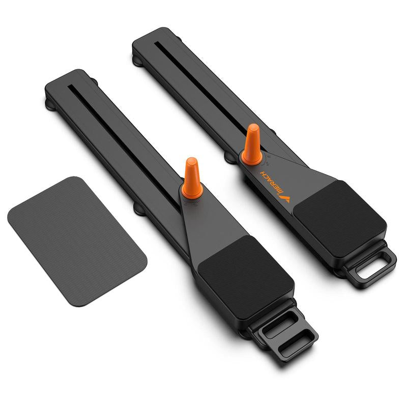 Merach Multi-Functional Adjustable Ab Exercise Board, Split Ab Slide Roller Board, Home Pilates Reformer with Knee Mat for Home Gym Core & Ab Strength Training, Abdominal Crunch Machine